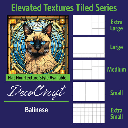DecoCraft - Scenic Elevated Texture Tiles - Balinese I