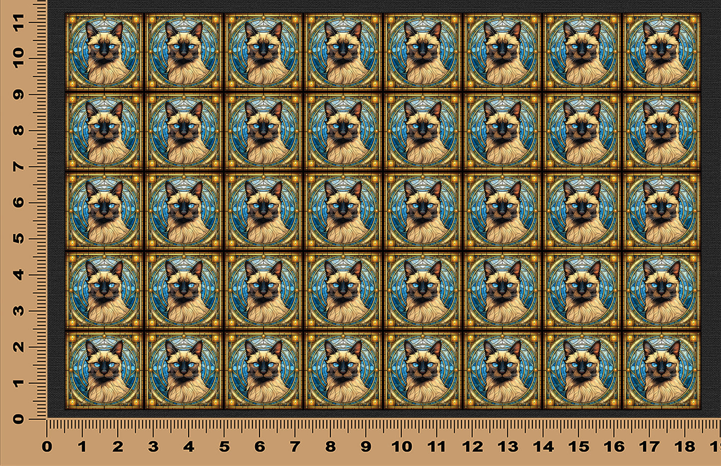 DecoCraft - Scenic Elevated Texture Tiles - Balinese I