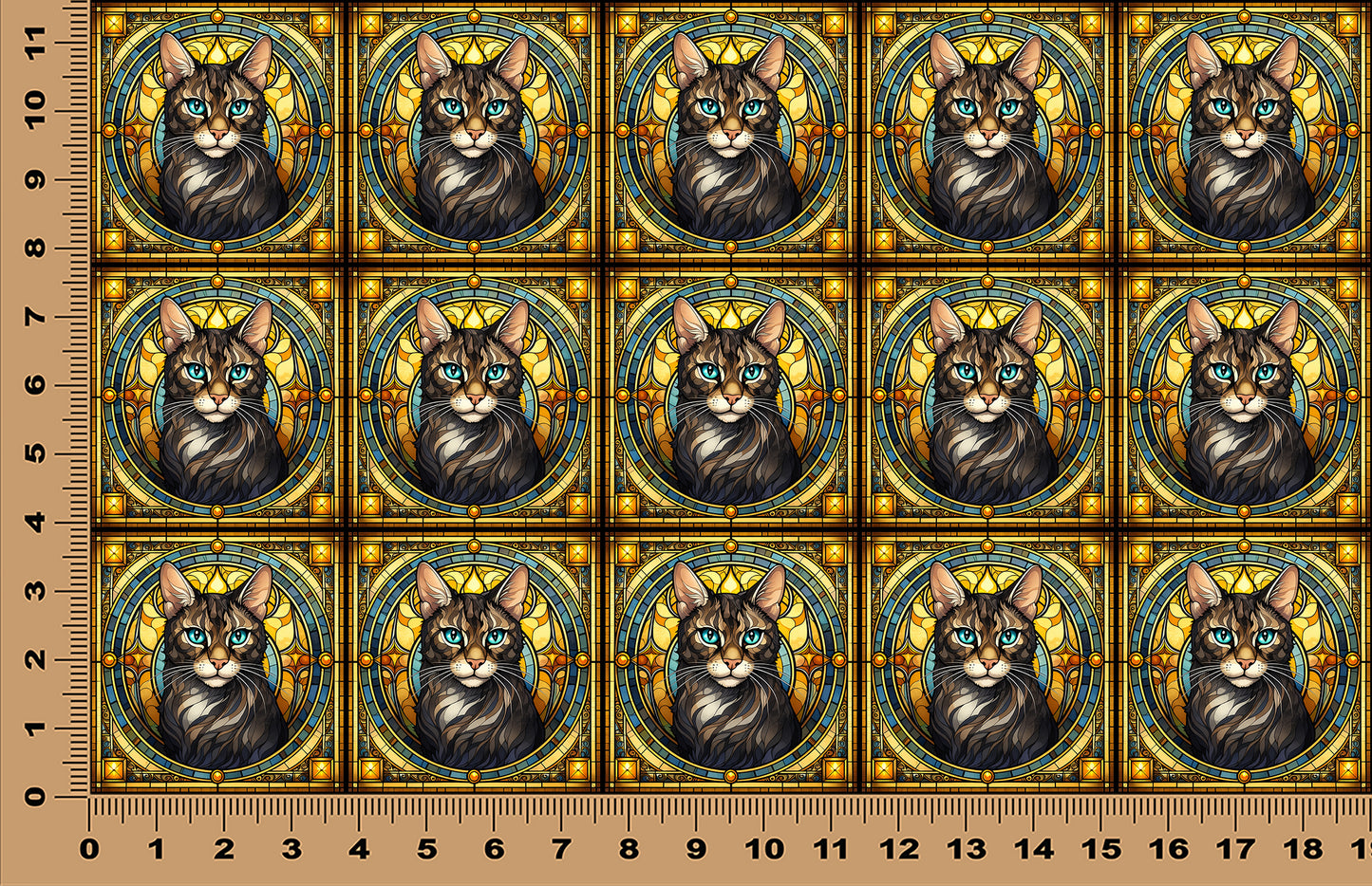 DecoCraft - Scenic Elevated Texture Tiles - Bengal I