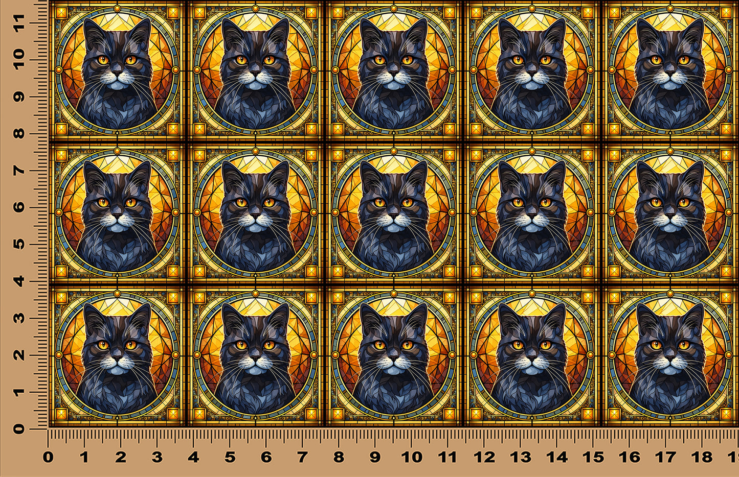 DecoCraft - Scenic Elevated Texture Tiles - British Shorthair II