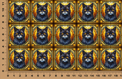 DecoCraft - Scenic Elevated Texture Tiles - British Shorthair II