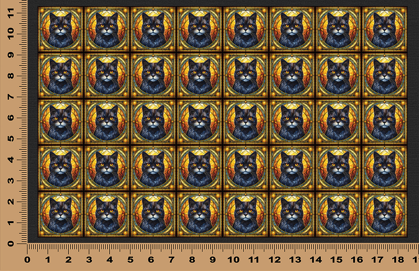 DecoCraft - Scenic Elevated Texture Tiles - British Shorthair II