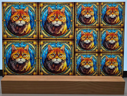 DecoCraft - Scenic Elevated Texture Tiles - British Shorthair III