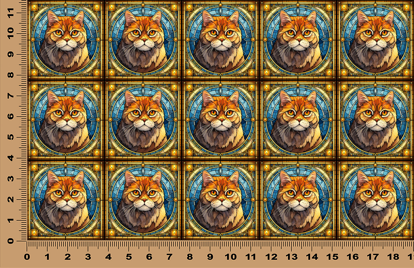 DecoCraft - Scenic Elevated Texture Tiles - British Shorthair III