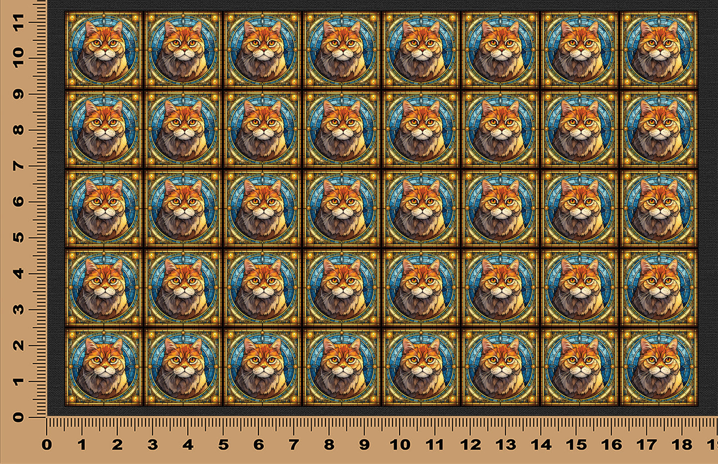 DecoCraft - Scenic Elevated Texture Tiles - British Shorthair III