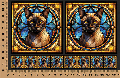 DecoCraft - Scenic Elevated Texture Tiles - Burmese