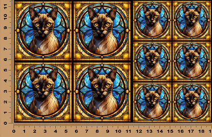 DecoCraft - Scenic Elevated Texture Tiles - Burmese