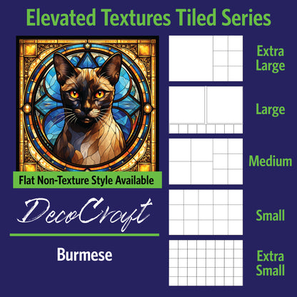 DecoCraft - Scenic Elevated Texture Tiles - Burmese