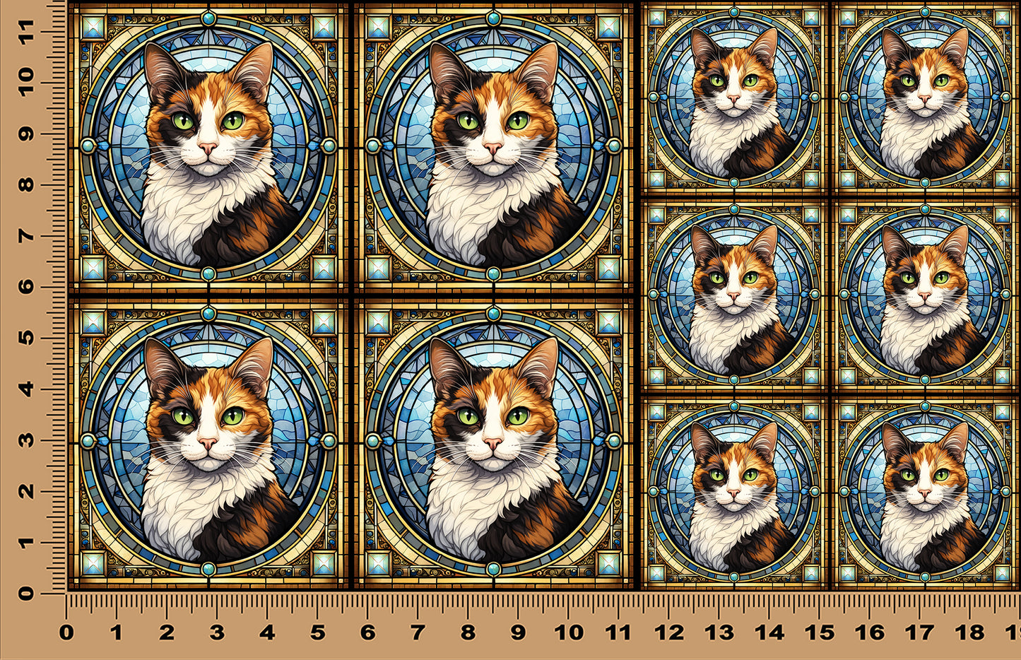 DecoCraft - Scenic Elevated Texture Tiles - Calico