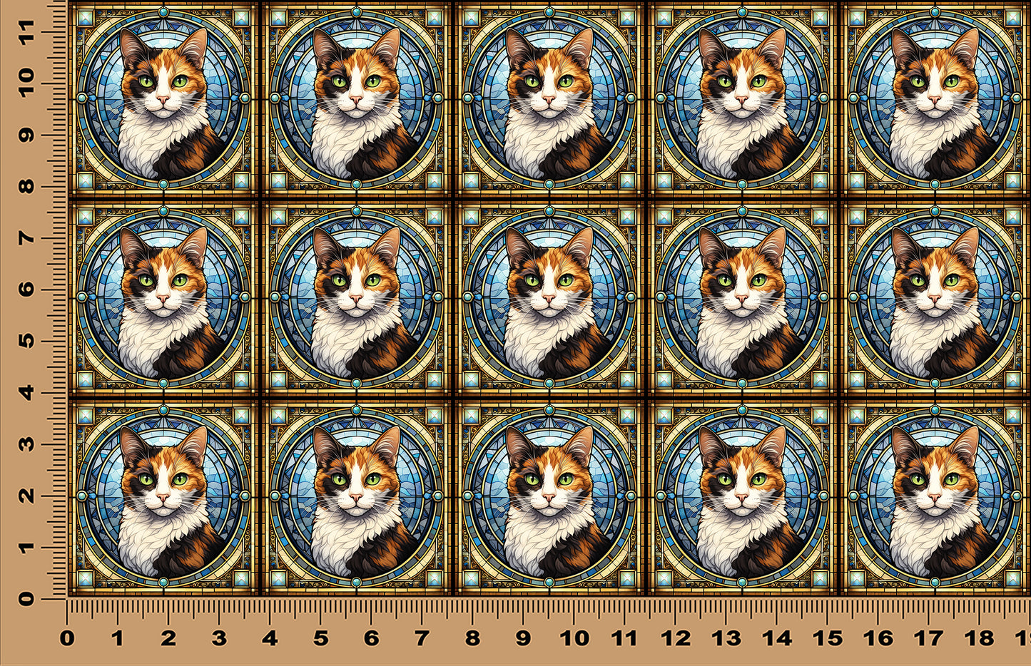DecoCraft - Scenic Elevated Texture Tiles - Calico