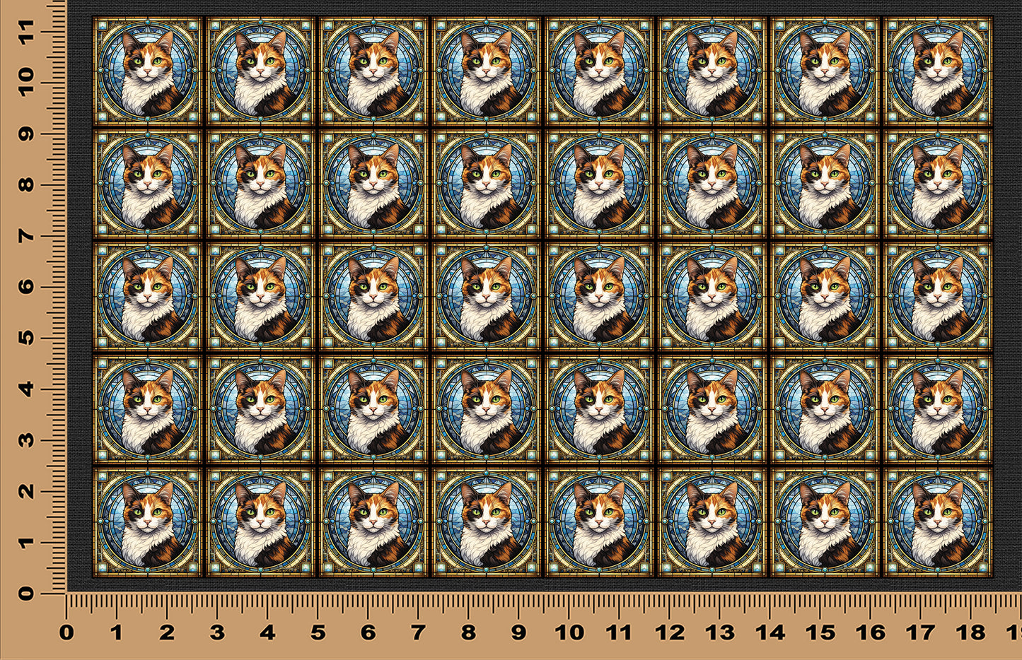 DecoCraft - Scenic Elevated Texture Tiles - Calico