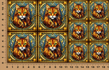 DecoCraft - Scenic Elevated Texture Tiles - Cheetoh Cat