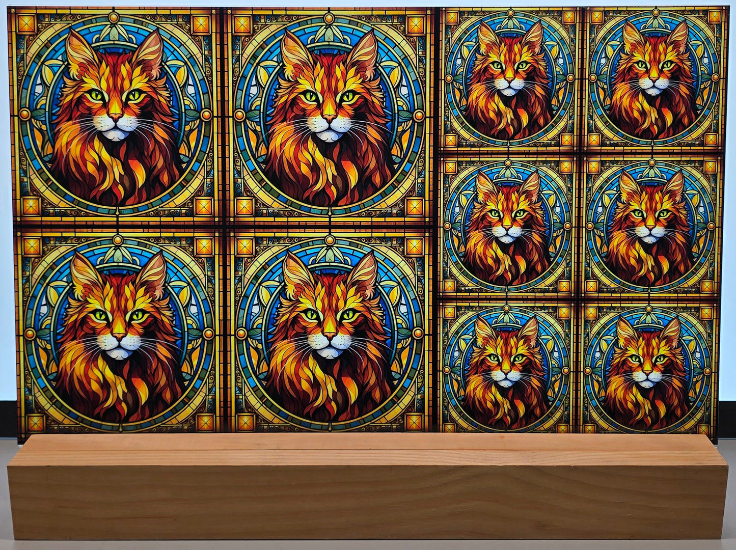 DecoCraft - Scenic Elevated Texture Tiles - Cheetoh Cat