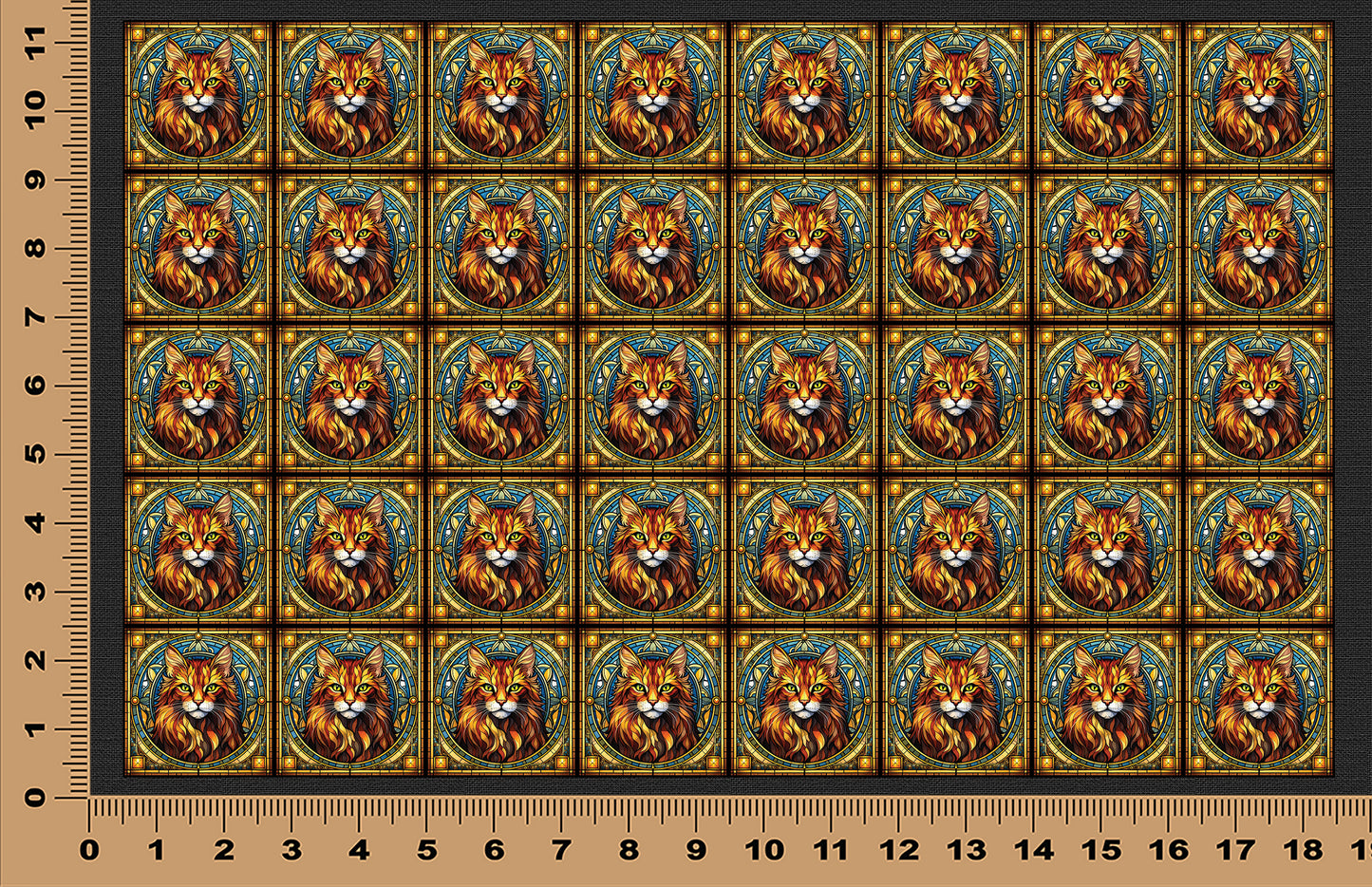 DecoCraft - Scenic Elevated Texture Tiles - Cheetoh Cat