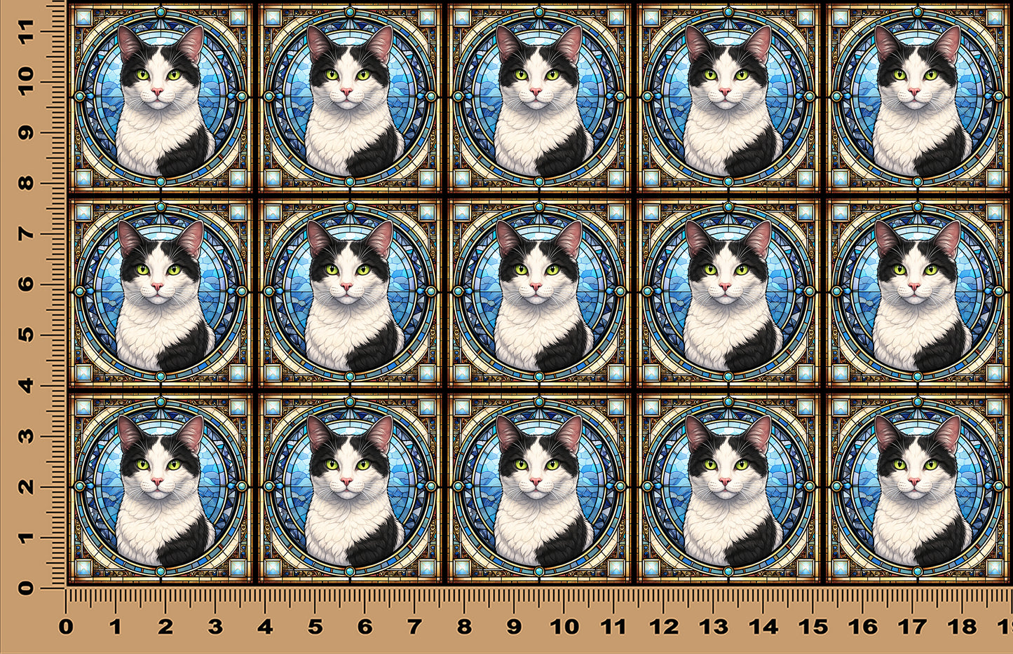 DecoCraft - Scenic Elevated Texture Tiles - Harlequin