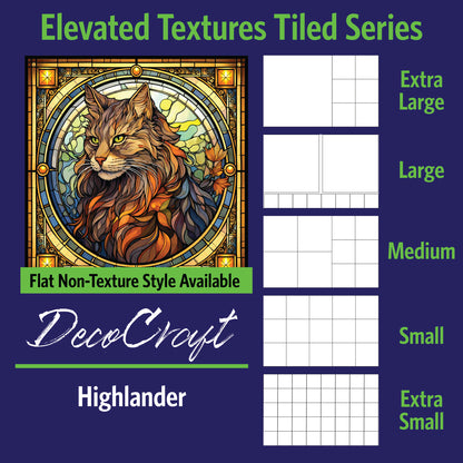DecoCraft - Scenic Elevated Texture Tiles - Highlander
