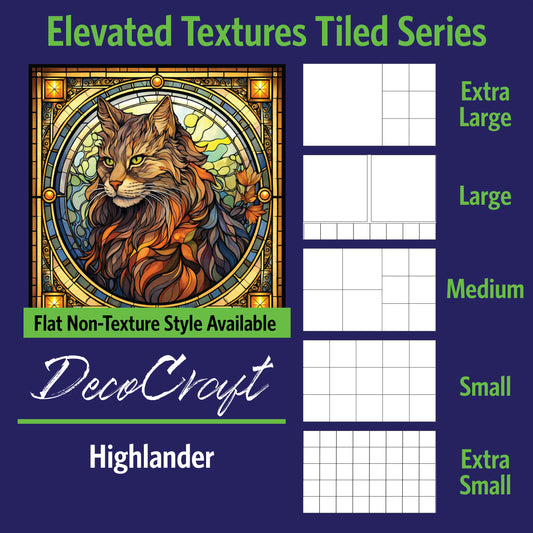 DecoCraft - Scenic Elevated Texture Tiles - Highlander