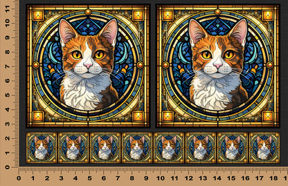 DecoCraft - Scenic Elevated Texture Tiles - Japanese Bobtail