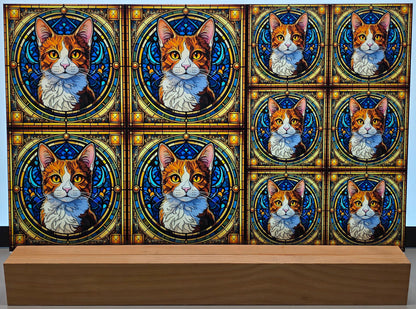 DecoCraft - Scenic Elevated Texture Tiles - Japanese Bobtail
