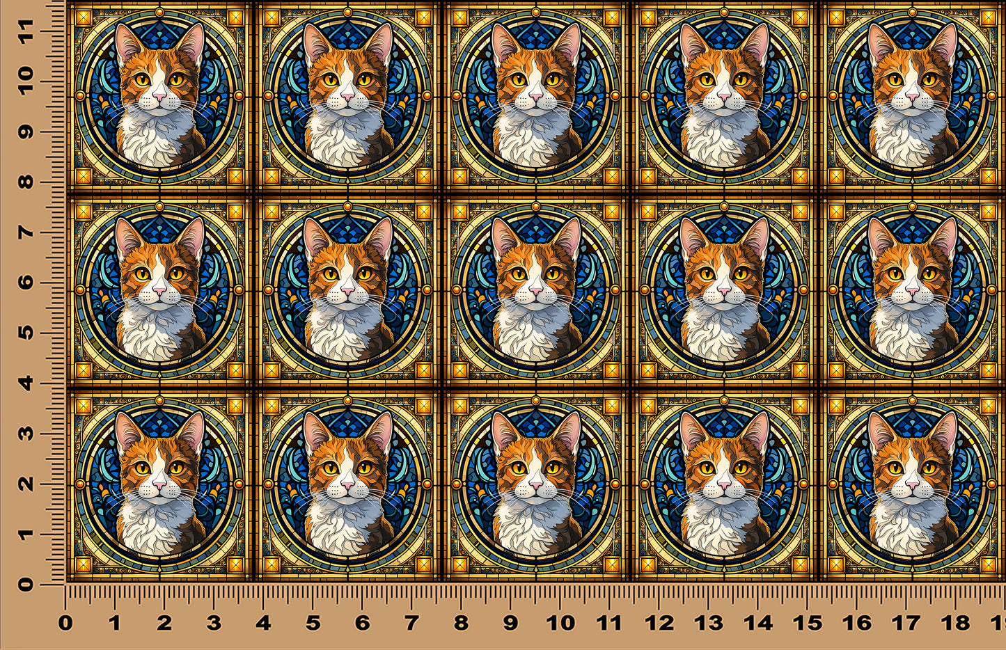 DecoCraft - Scenic Elevated Texture Tiles - Japanese Bobtail