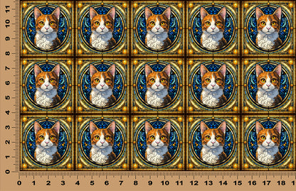 DecoCraft - Scenic Elevated Texture Tiles - Japanese Bobtail