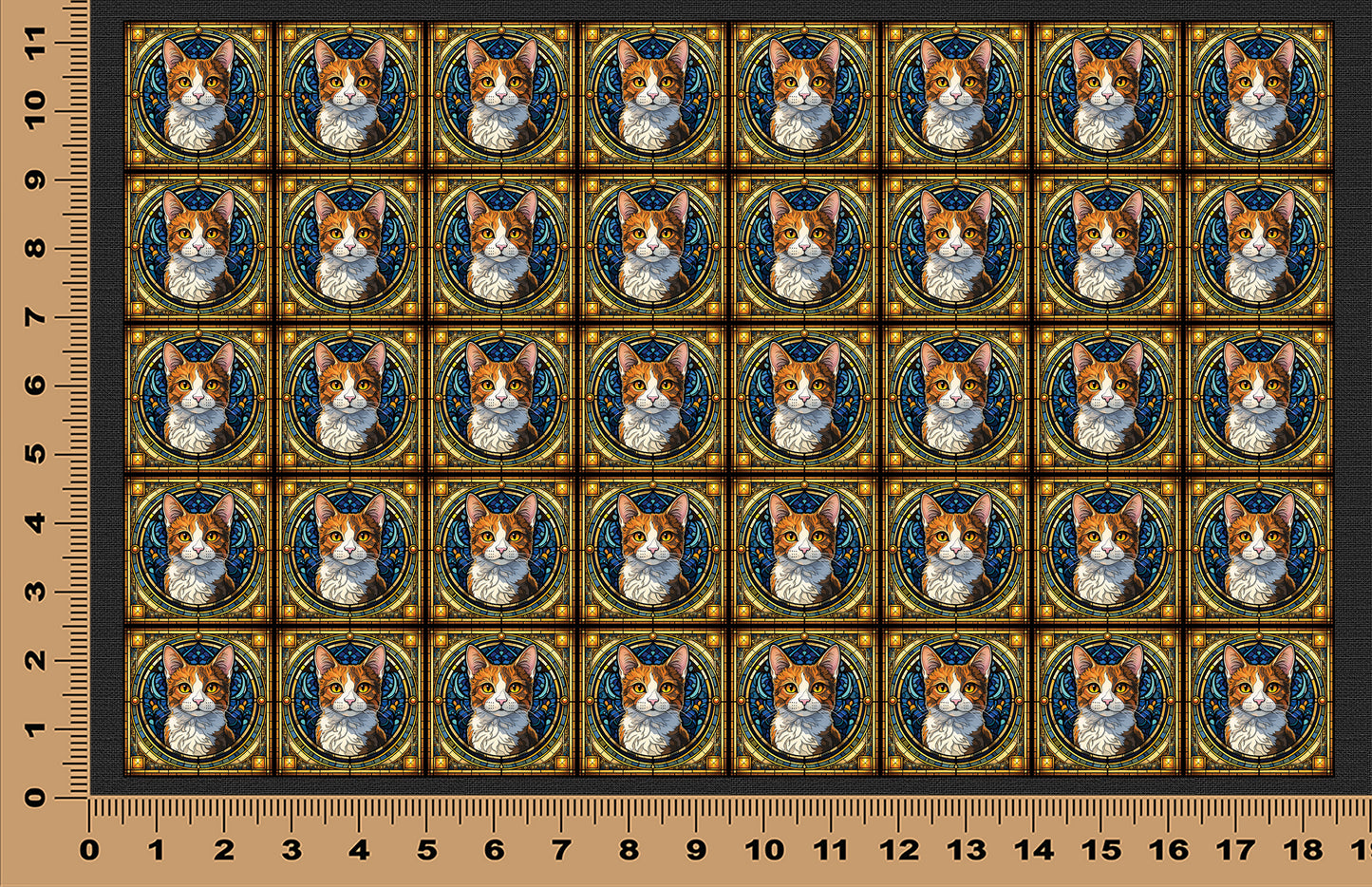 DecoCraft - Scenic Elevated Texture Tiles - Japanese Bobtail