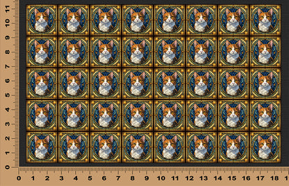 DecoCraft - Scenic Elevated Texture Tiles - Japanese Bobtail