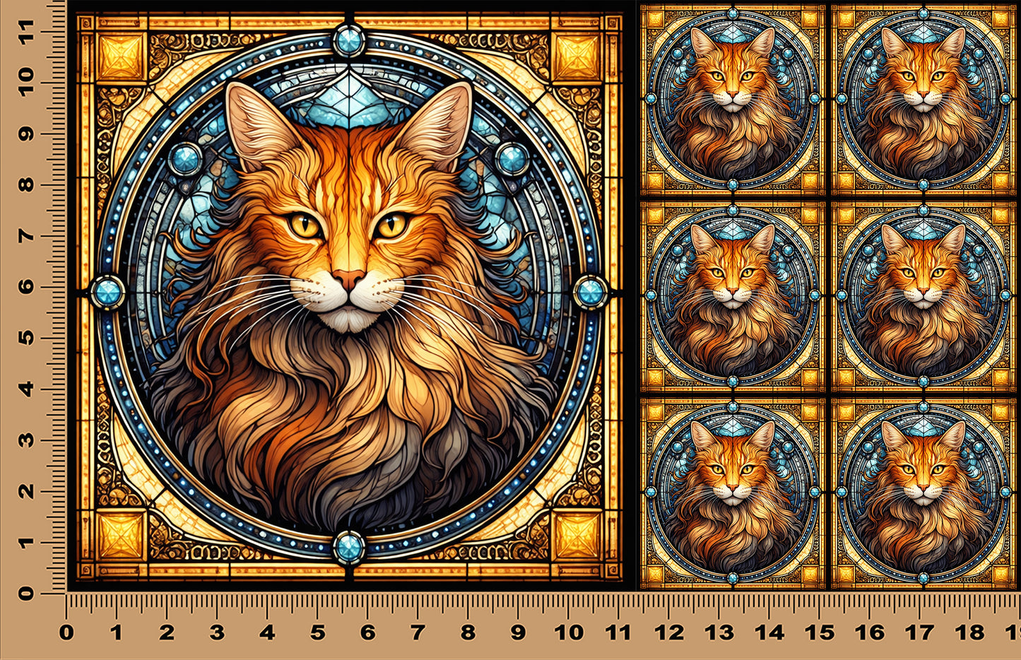 DecoCraft - Scenic Elevated Texture Tiles - Lamperm