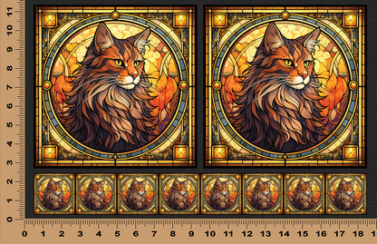 DecoCraft - Scenic Elevated Texture Tiles - Maine Coon