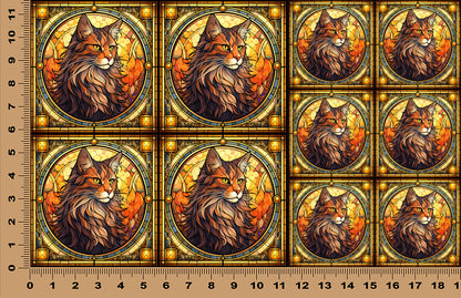 DecoCraft - Scenic Elevated Texture Tiles - Maine Coon