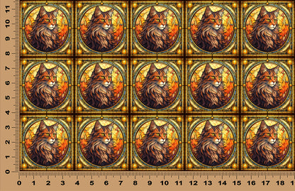 DecoCraft - Scenic Elevated Texture Tiles - Maine Coon