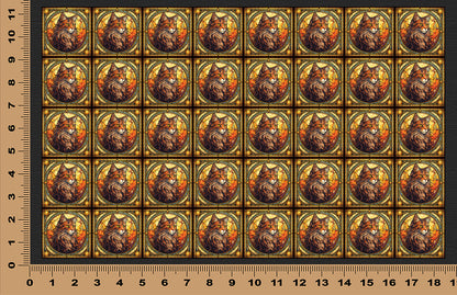DecoCraft - Scenic Elevated Texture Tiles - Maine Coon