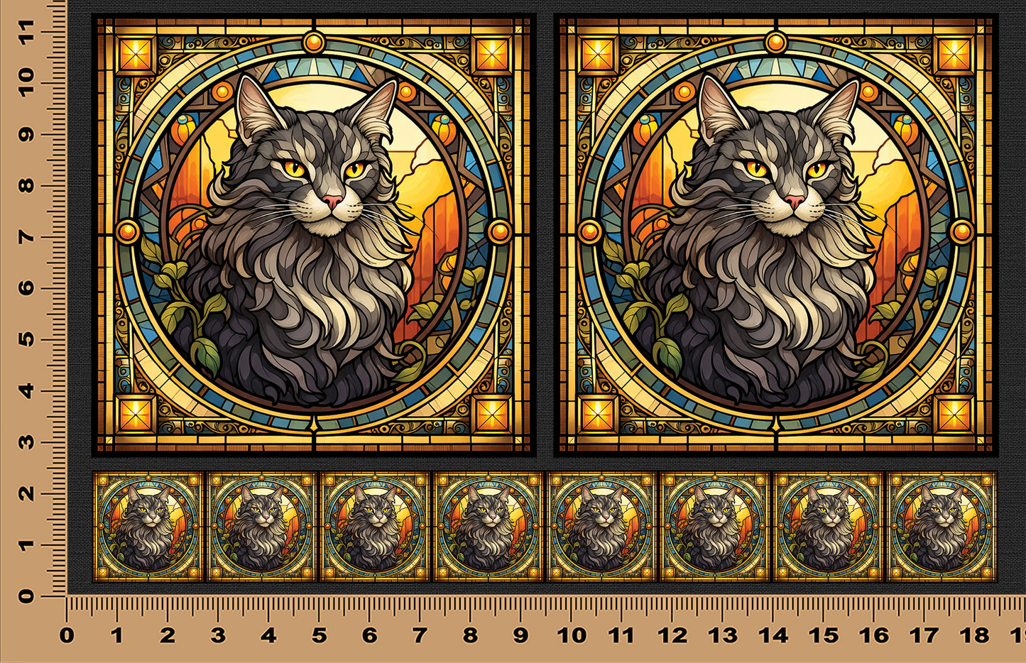 DecoCraft - Scenic Elevated Texture Tiles - Nebelung