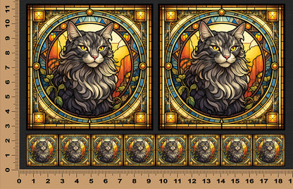 DecoCraft - Scenic Elevated Texture Tiles - Nebelung