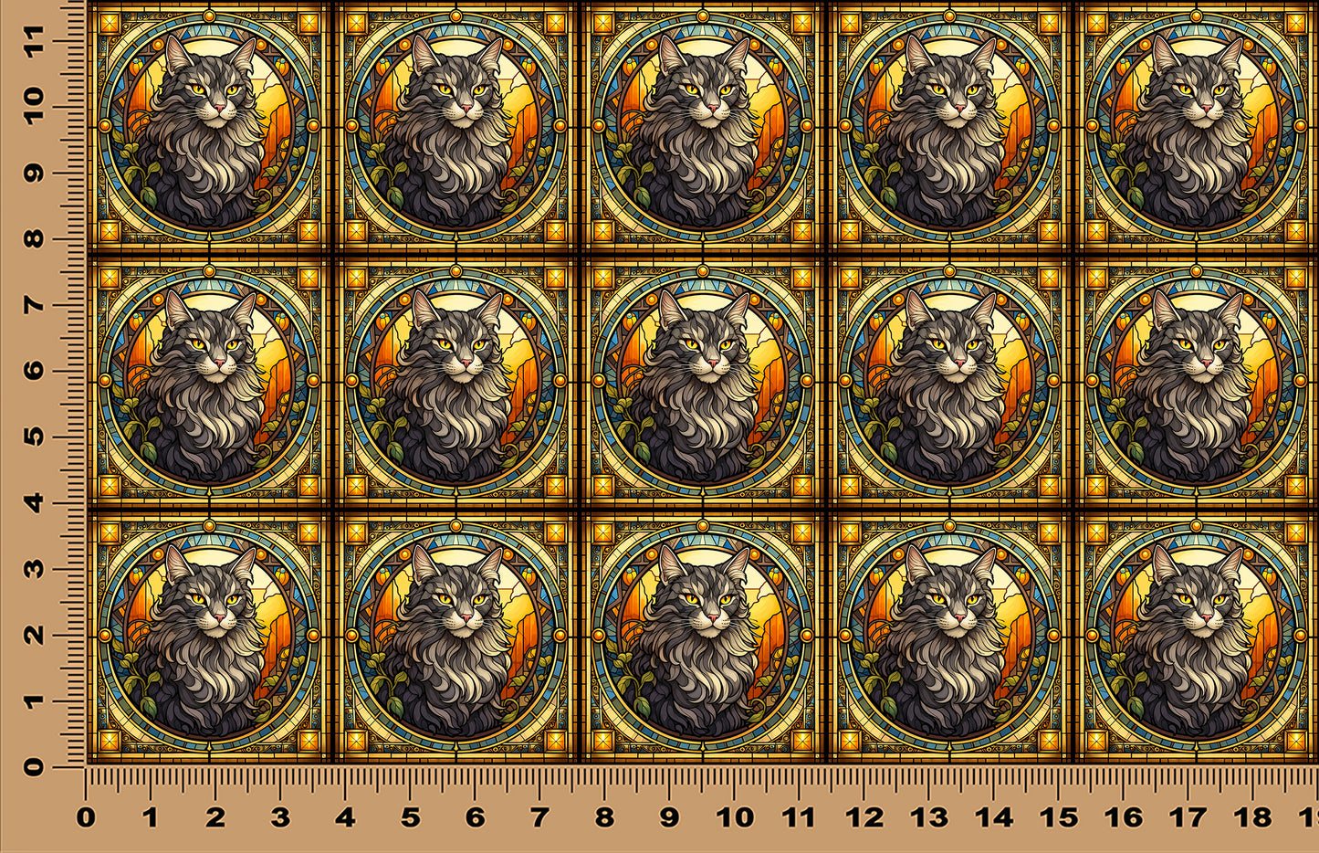 DecoCraft - Scenic Elevated Texture Tiles - Nebelung