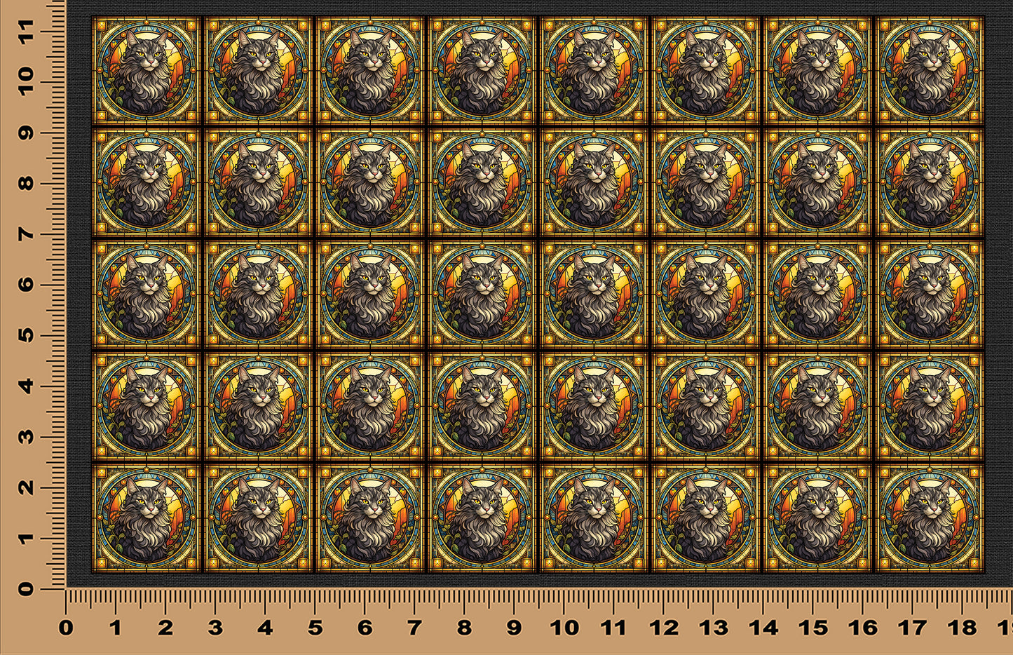 DecoCraft - Scenic Elevated Texture Tiles - Nebelung