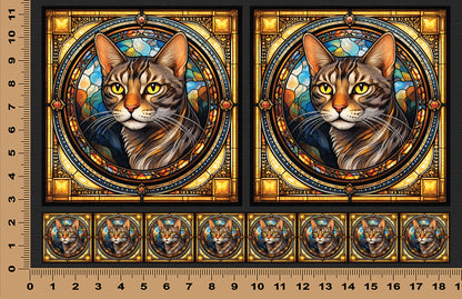 DecoCraft - Scenic Elevated Texture Tiles - Ocicat