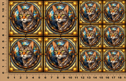 DecoCraft - Scenic Elevated Texture Tiles - Ocicat