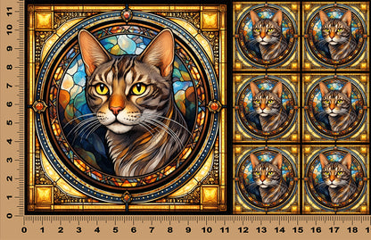 DecoCraft - Scenic Elevated Texture Tiles - Ocicat