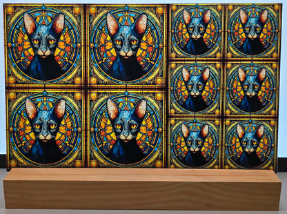 DecoCraft - Scenic Elevated Texture Tiles - Oriental Shorthair