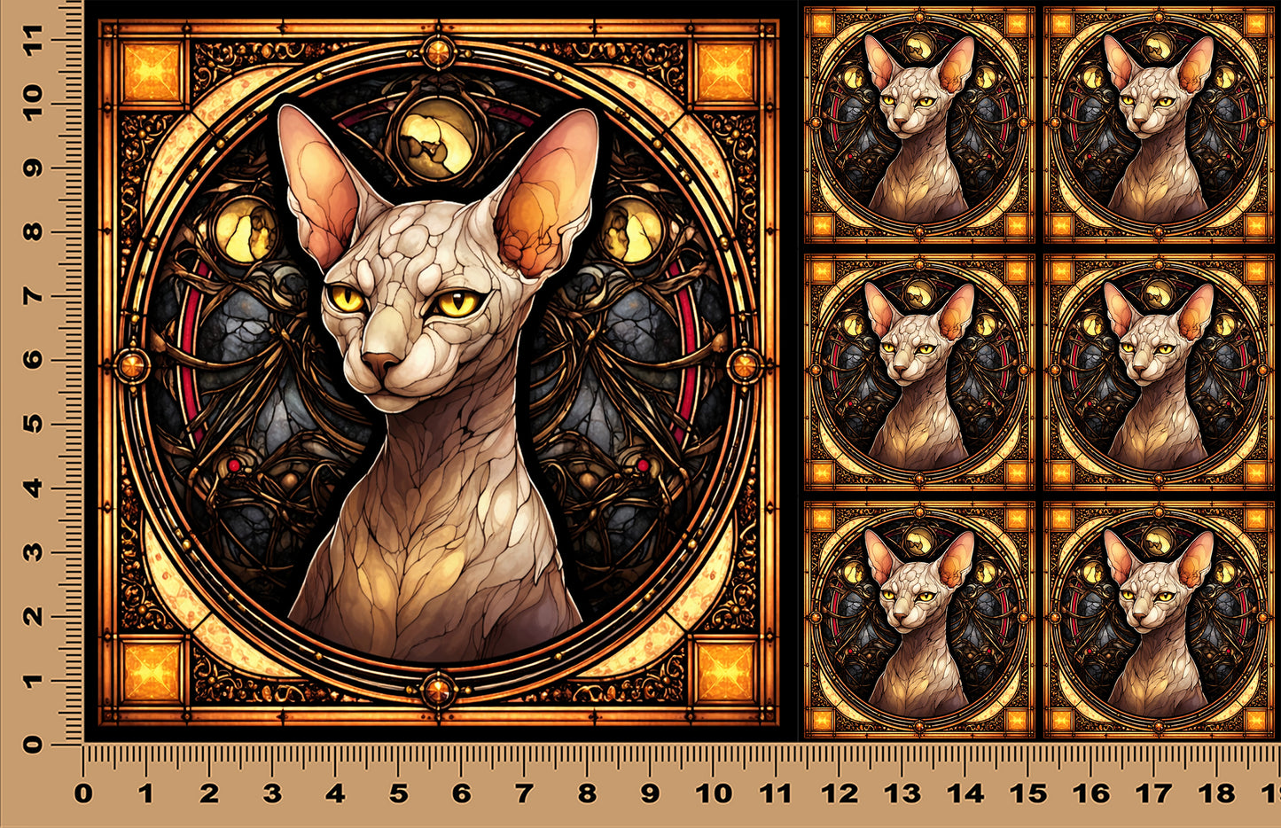 DecoCraft - Scenic Elevated Texture Tiles - Perterbal