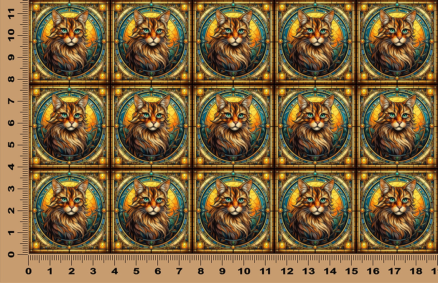 DecoCraft - Scenic Elevated Texture Tiles - Pixiebob I