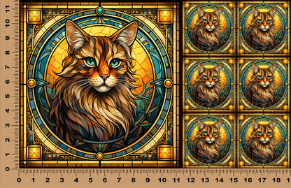 DecoCraft - Scenic Elevated Texture Tiles - Pixiebob I