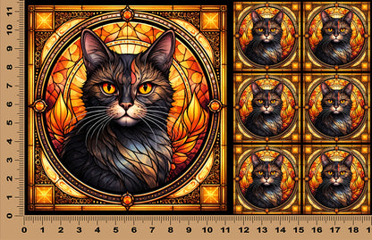 DecoCraft - Scenic Elevated Texture Tiles - Pixiebob II