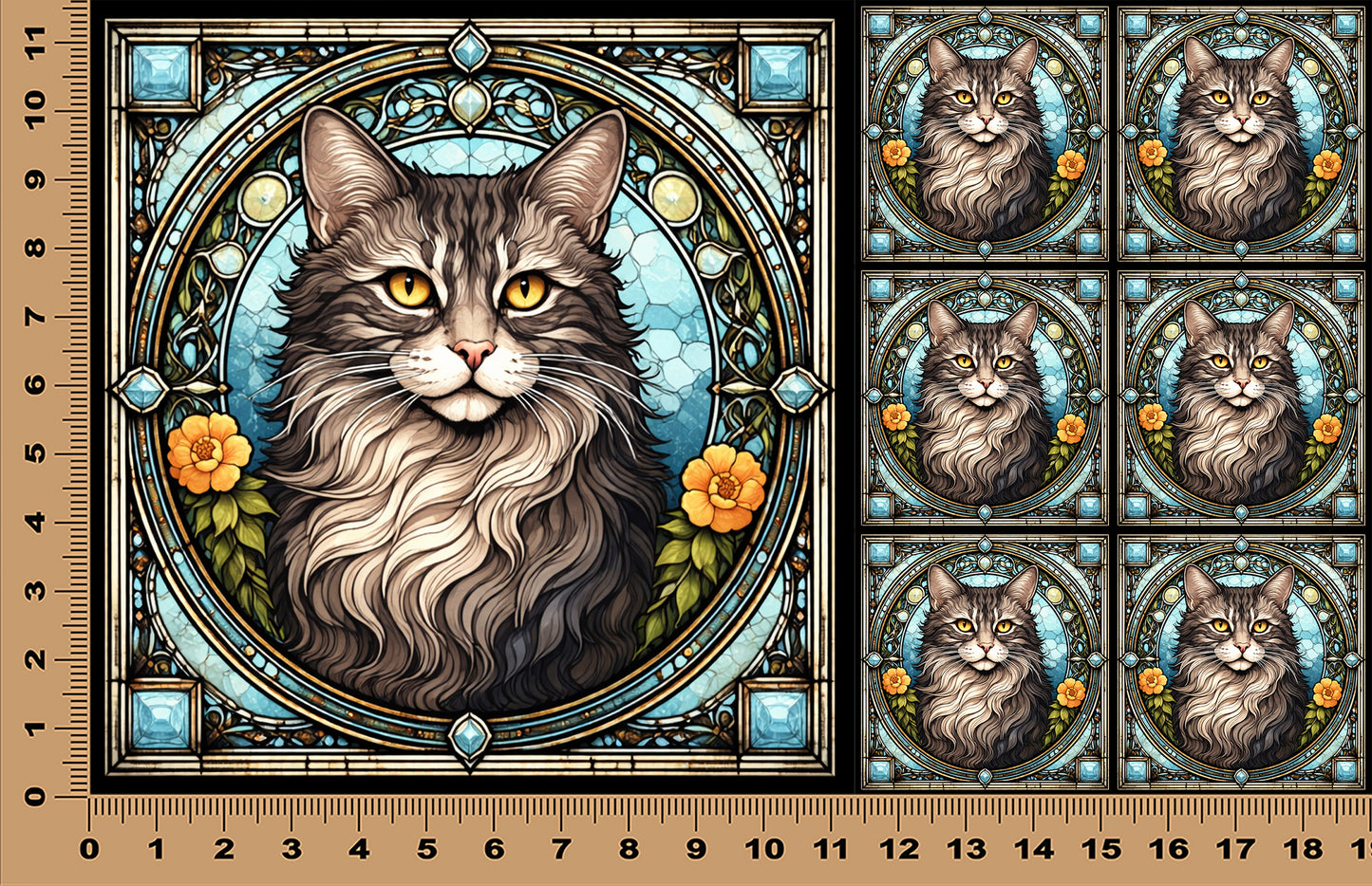 DecoCraft - Scenic Elevated Texture Tiles - Ragamuffin