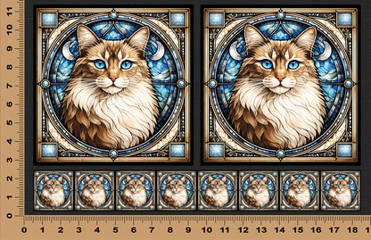 DecoCraft - Scenic Elevated Texture Tiles - Ragdoll