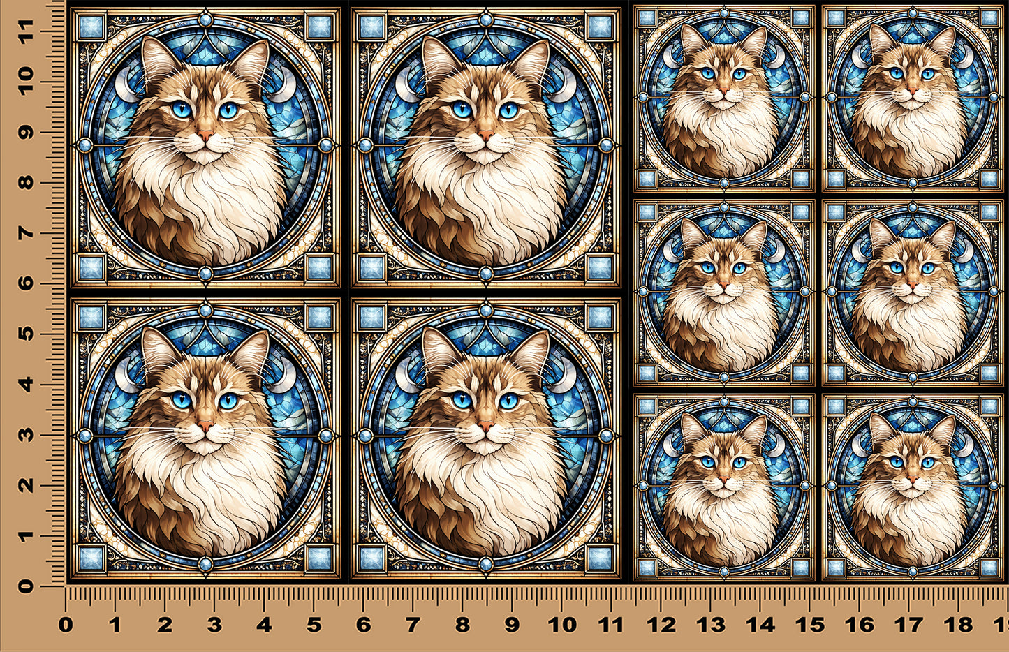 DecoCraft - Scenic Elevated Texture Tiles - Ragdoll