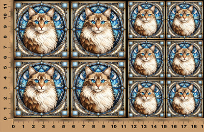 DecoCraft - Scenic Elevated Texture Tiles - Ragdoll