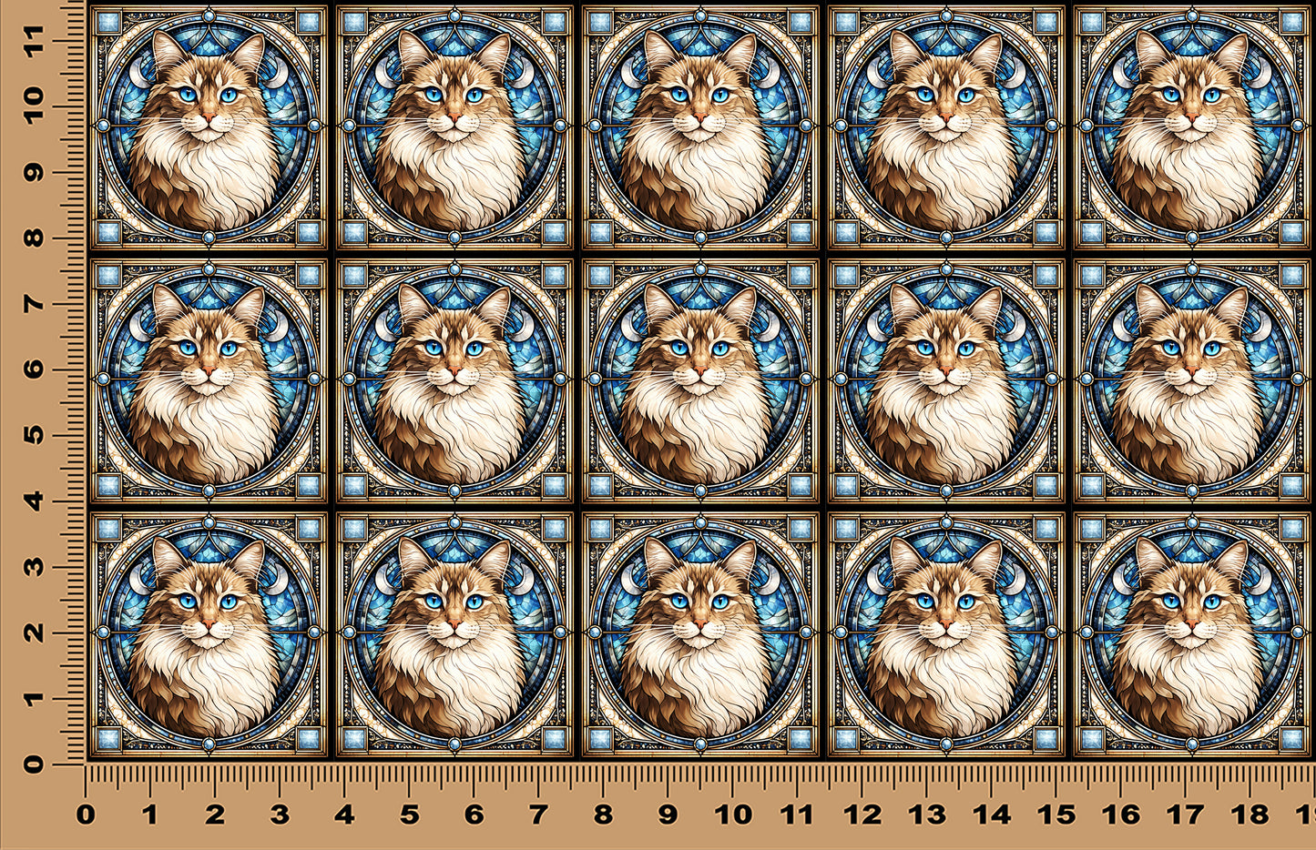 DecoCraft - Scenic Elevated Texture Tiles - Ragdoll