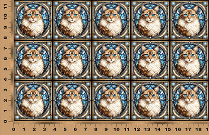 DecoCraft - Scenic Elevated Texture Tiles - Ragdoll